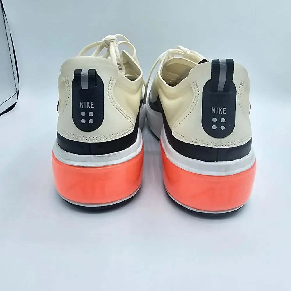 Nike Air Max Dia Women 8.5 Cream Black Coral Cushioned Sneakers - Picture 4 of 11
